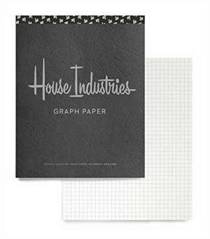 House Industries Graph Pad: 40 Acid-Free Sheets, Design Tips, Extra-Thick Backing Board de House Industries