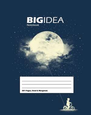 Big Idea School, Write-in, Composition, Large Size 8 x 10 In, Notebook (Navy Blue) de Night Hauler