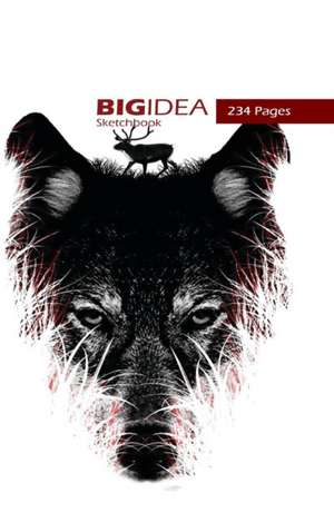 Big Idea Sketchbook, 234 Pages (Wolf Face) de Night Hauler