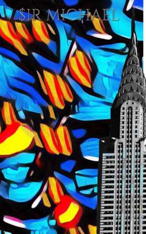 Iconic Chrysler Building New York City Sir Michael Huhn pop art Drawing Journal de Michael Huhn