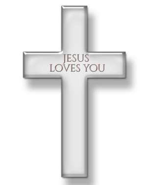 jesus loves you cross de Michael Huhn