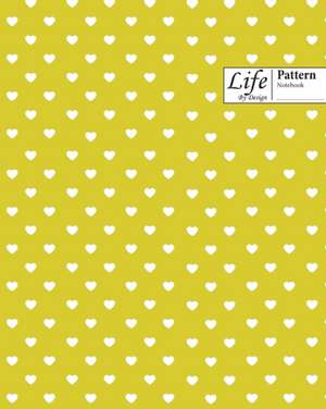 Hearts Pattern Composition Notebook de Design
