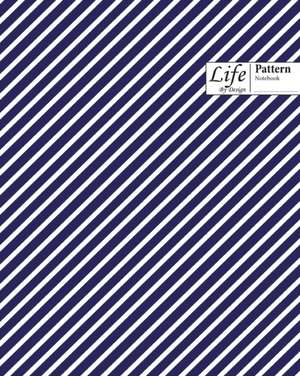 Striped Pattern Composition Notebook de Design