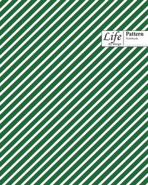 Striped Pattern Composition Notebook de Design