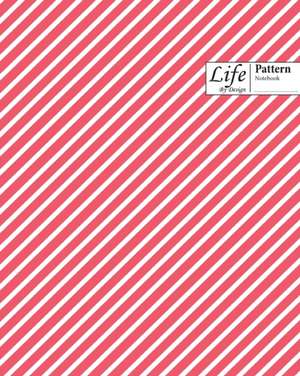 Striped Pattern Composition Notebook de Design