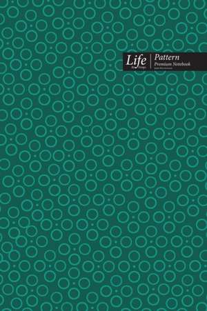 Ringed Dots Pattern Composition Notebook, Dotted Lines, Wide Ruled Medium Size 6 x 9 Inch (A5), 144 Sheets Olive Cover de Design