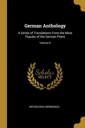German Anthology de Anthologia Germanica