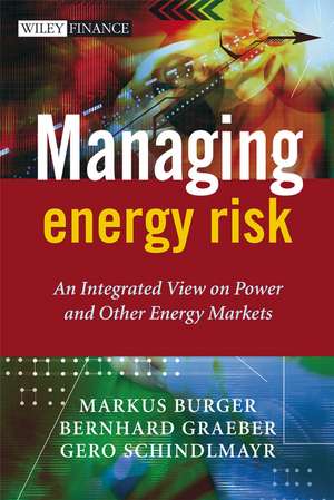 Managing Energy Risk – An Integrated View on Power and Other Energy Markets de M. Burger