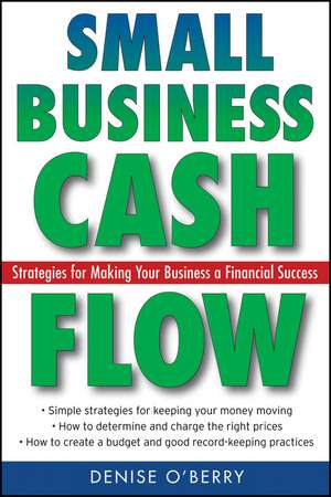 Small Business Cash Flow – Strategies for Making Your Business a Financial Success de D O′Berry