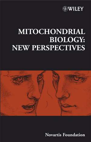 Mitochondrial Biology de Derek J Chadwick