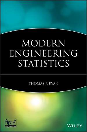 Modern Engineering Statistics de TP Ryan