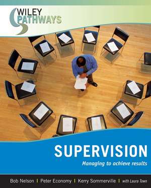 Wiley Pathways Supervision de B. Nelson