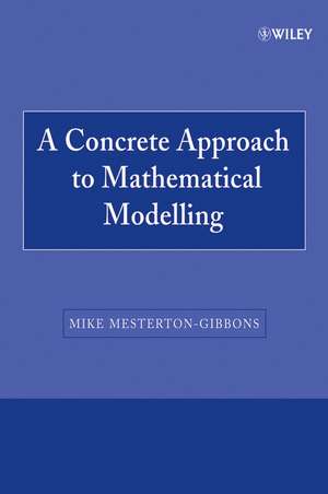 Mathematical Modelling P de Mesterton-Gibbo