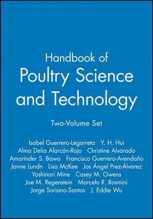 Handbook of Poultry Science and Technology 2 V Set de I Guerrero–Legarr