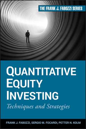 Quantitative Equity Investing de Frank J Fabozzi