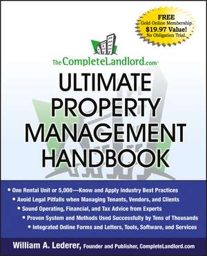 The CompleteLandlord.com Ultimate Property Management Handbook de WA Lederer