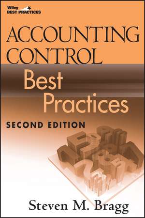 Accounting Control Best Practices 2e de S Bragg