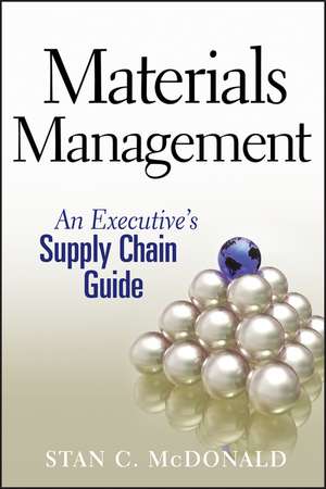 Materials Management de Stan C McDonald
