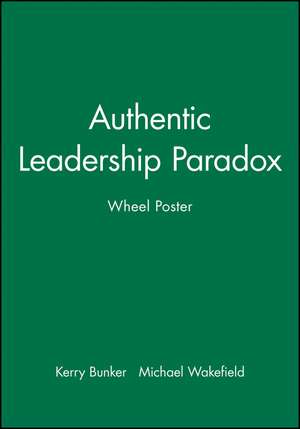 Authentic Leadership Paradox Wheel Poster de K Bunker