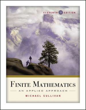 Finite Mathematics – An Applied Approach 11e de M Sullivan