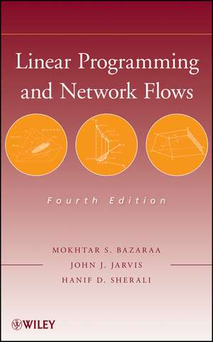 Linear Programming and Network Flows de Mokhtar S Bazaraa