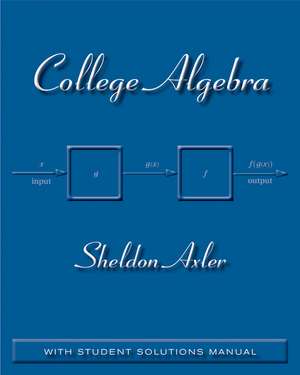 College Algebra de Sheldon Axler