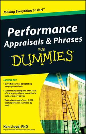 Performance Appraisals and Phrases For Dummies de K Lloyd