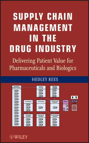 Supply Chain Management in the Drug Industry – Delivering Patient Value for Pharmaceuticals and Biologics de H Rees