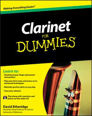 Clarinet For Dummies de D Etheridge