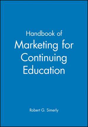 Handbook Marketing Continuing Educ de Simerly