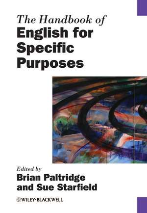 The Handbook of English for Specific Purposes de B Paltridge