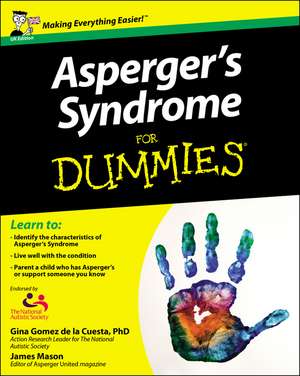 Asperger′s Syndrome For Dummies UK Edition de GG de la Cuesta