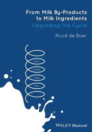 From Milk By–Products to Milk Ingredients – Upgrading the Cycle de R de Boer