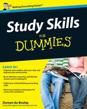 Study Skills For Dummies de DB du Boulay