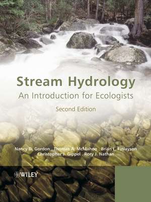 Stream Hydrology de Nancy D Gordon