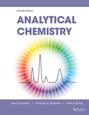 Analytical Chemistry de Gary D Christian