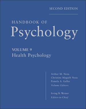 Handbook of Psychology – Health Psychology V9 2e de IB Weiner