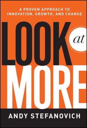 Look At More – A Proven Approach to Innovation, Growth and Change de A Stefanovich