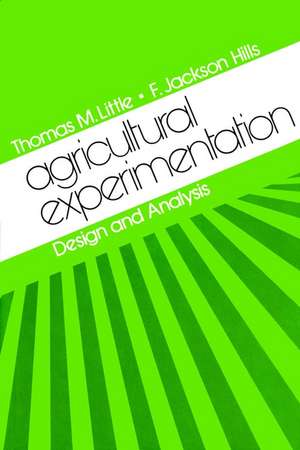 Agricultural Experimentation – Design and Analysis de TM Little