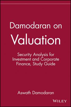 Damodaran on Valuation de Aswath Damodaran