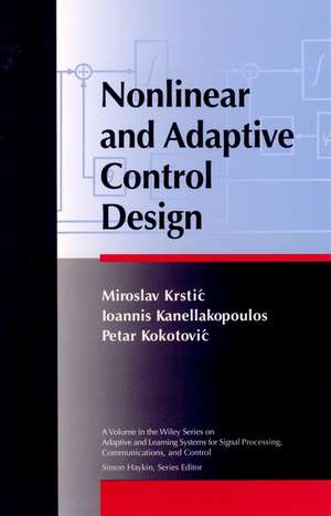 Nonlinear and Adaptive Control Design de M Krstic