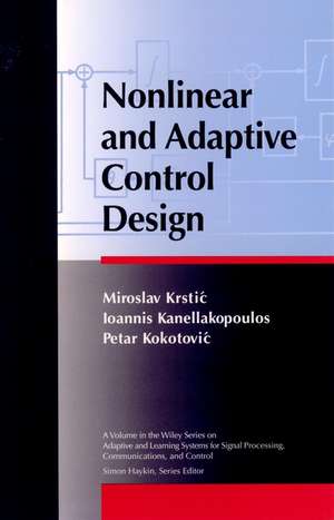 Nonlinear Control Design de Krstic