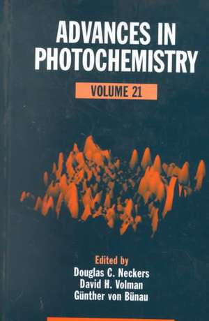 Advances in Photochemistry V21 de DC Neckers