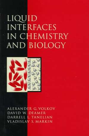 Liquid Interfaces in Chemistry and Biology de AG Volkov