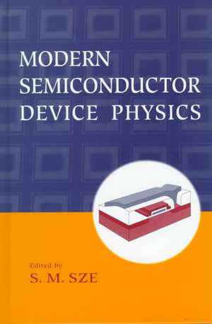 Modern Semiconductor Device Physics de SM Sze