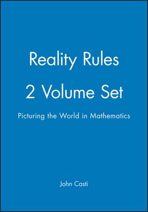 Reality Rules 2 Vol Set de JL Casti