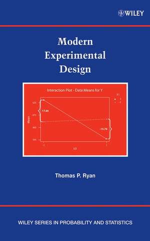 Modern Experimental Design de TP Ryan