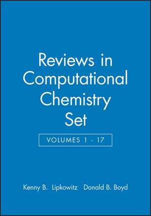 Reviews in Computational Chemistry 17VST de KB Lipkowitz