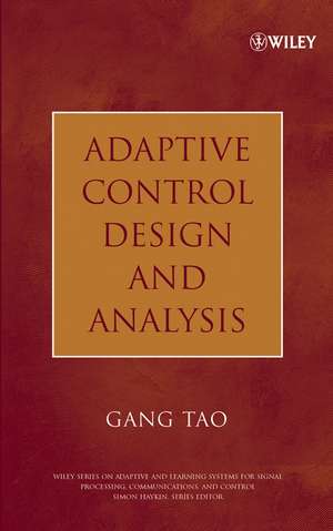 Adaptive Control Design and Analysis de G Tao