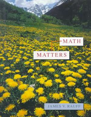 Math Matters de James V. Rauff